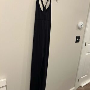 FP Free People Movement XL Black Sleeveless Jumpsuit Jumper Onesie Hot Shot